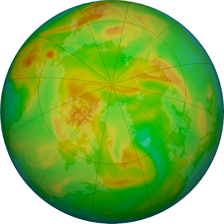 Arctic ozone map for 30 May 2021